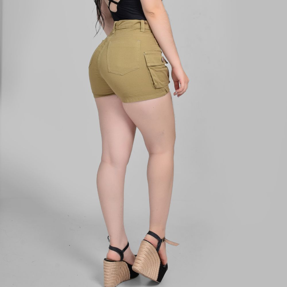Falda Cargo Kaki 1511004-08