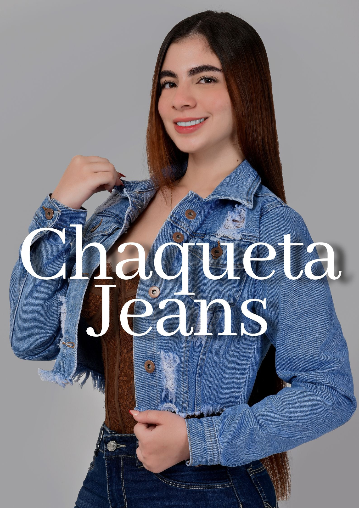 Chaquetas Jean Dama