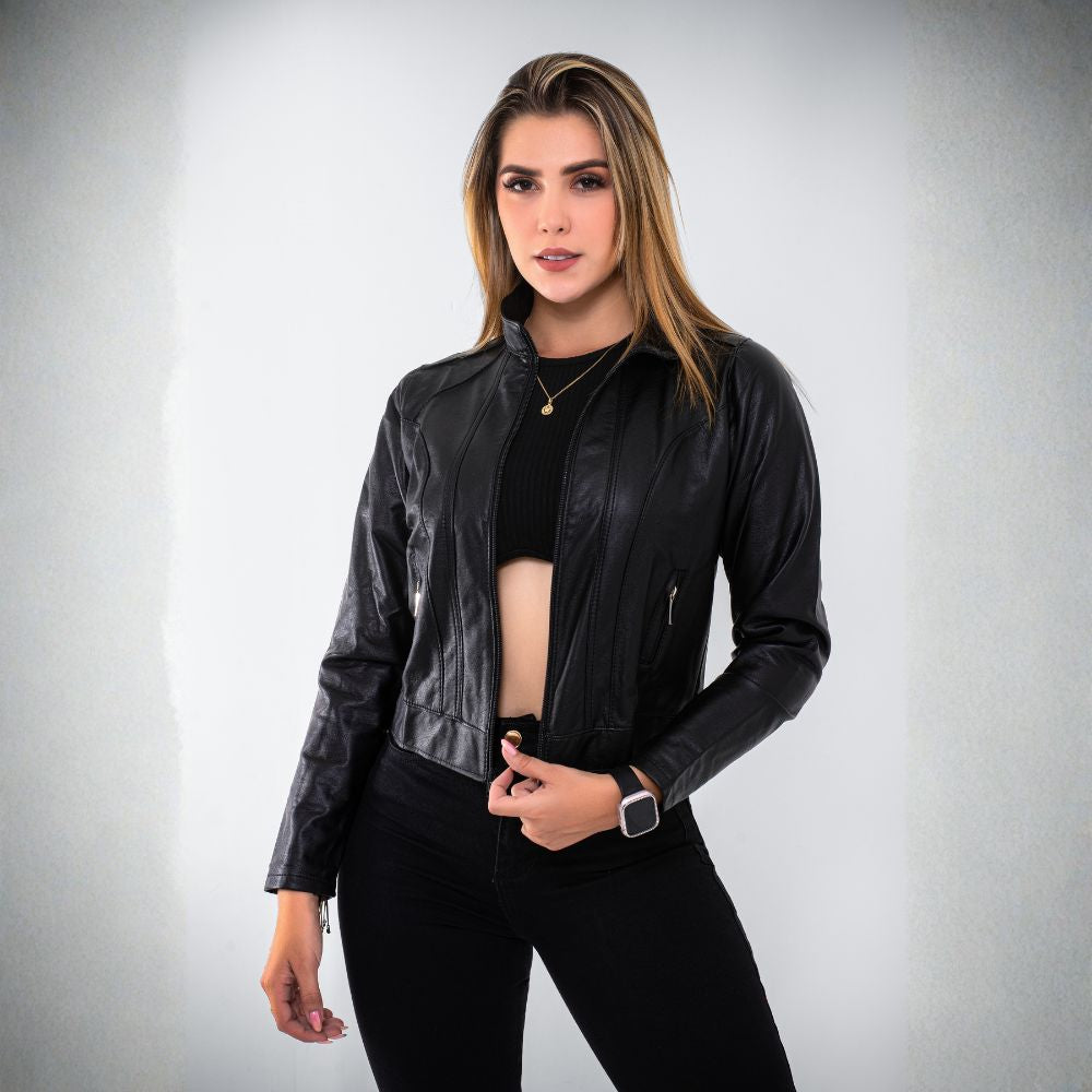 Chaquetas Efecto Cuero