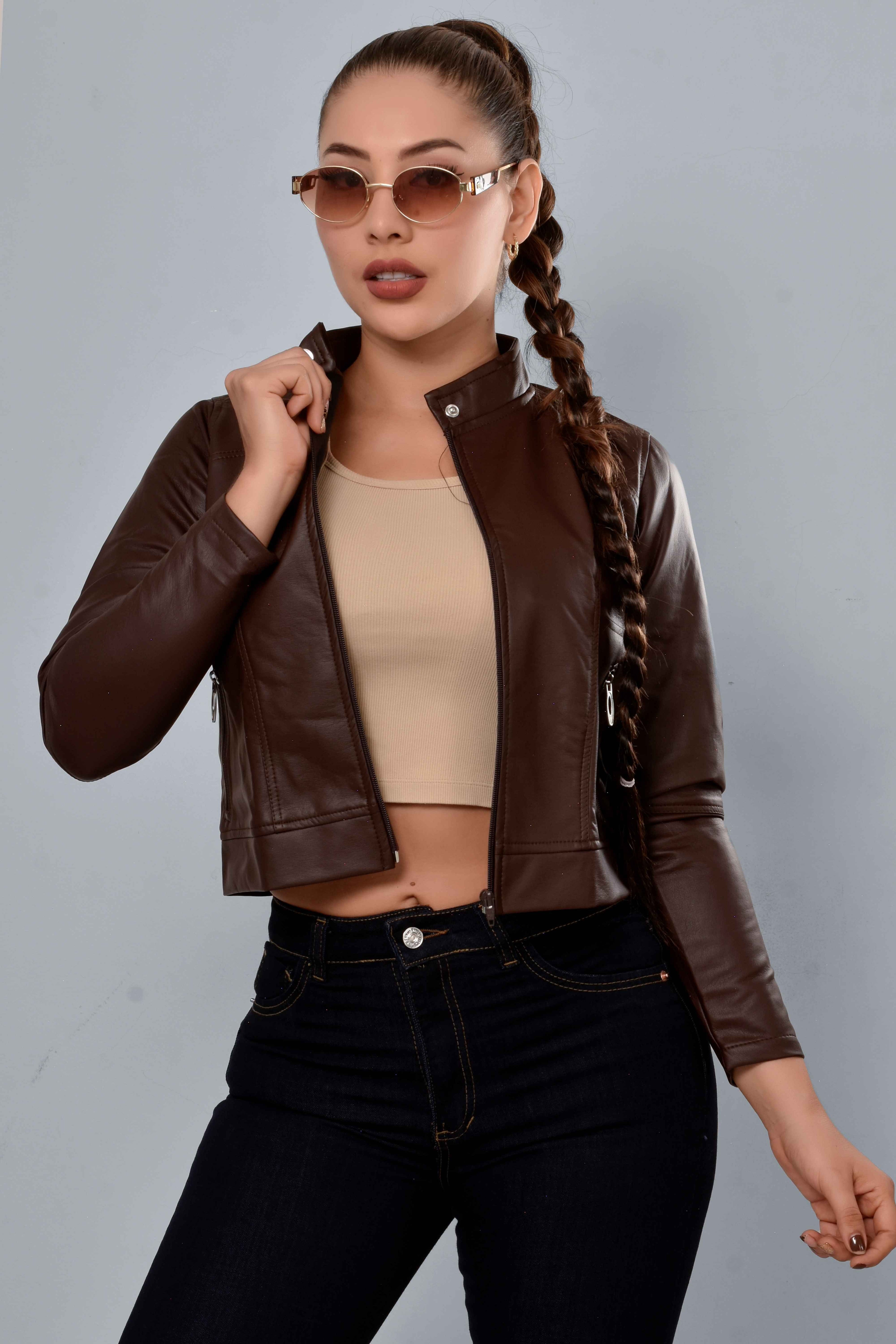 Chaquetas Efecto Cuero