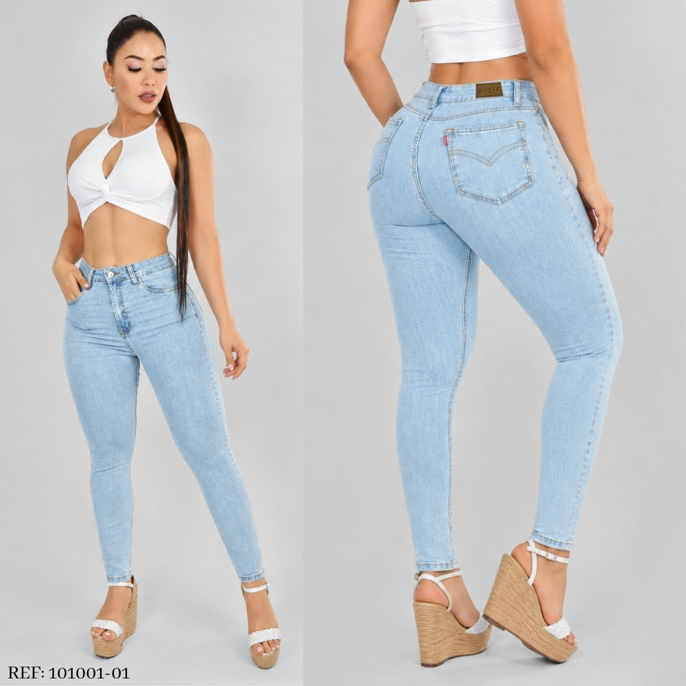 Pantalón Skinny WorkLine Hielo