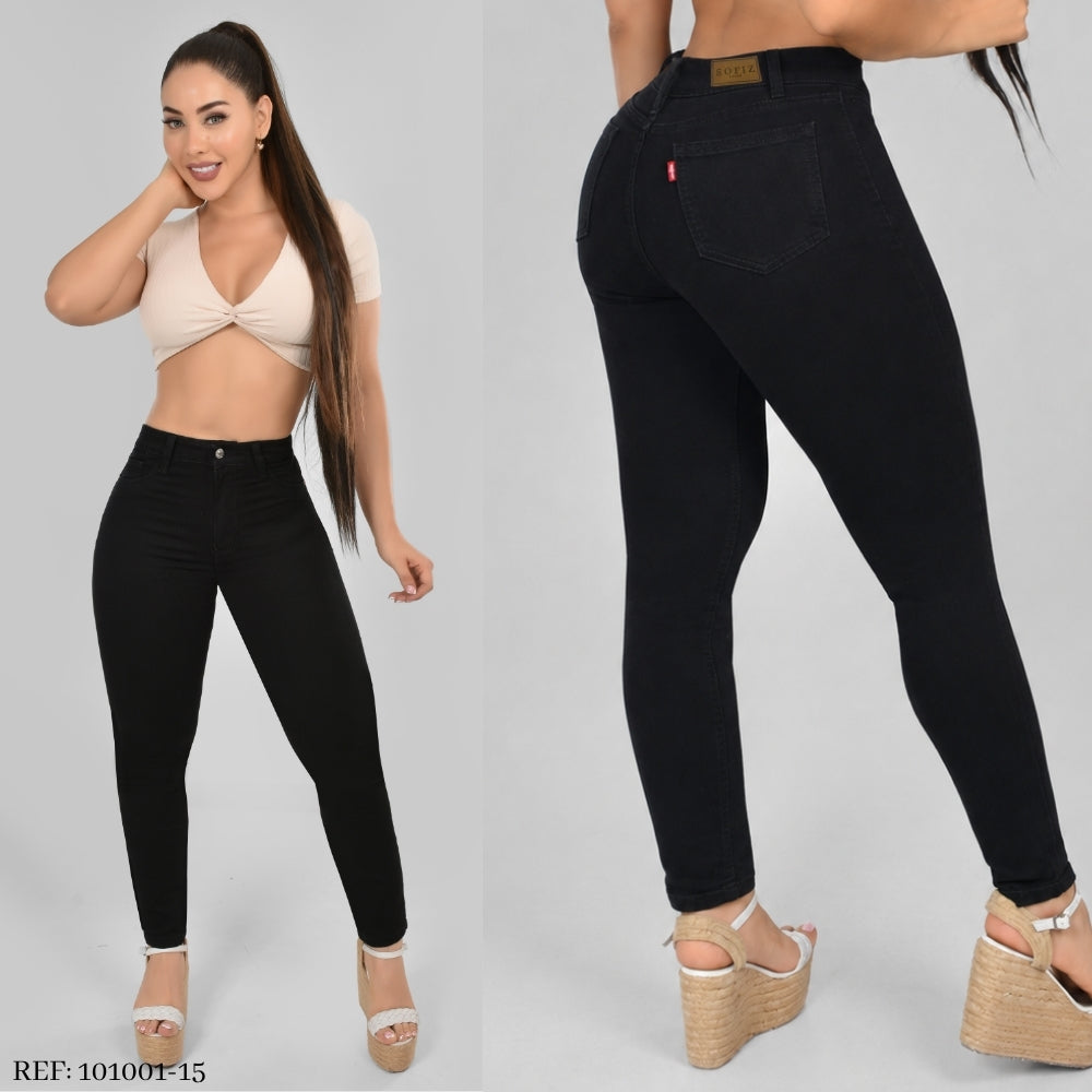 Pantalón Skinny WorkLine Negro