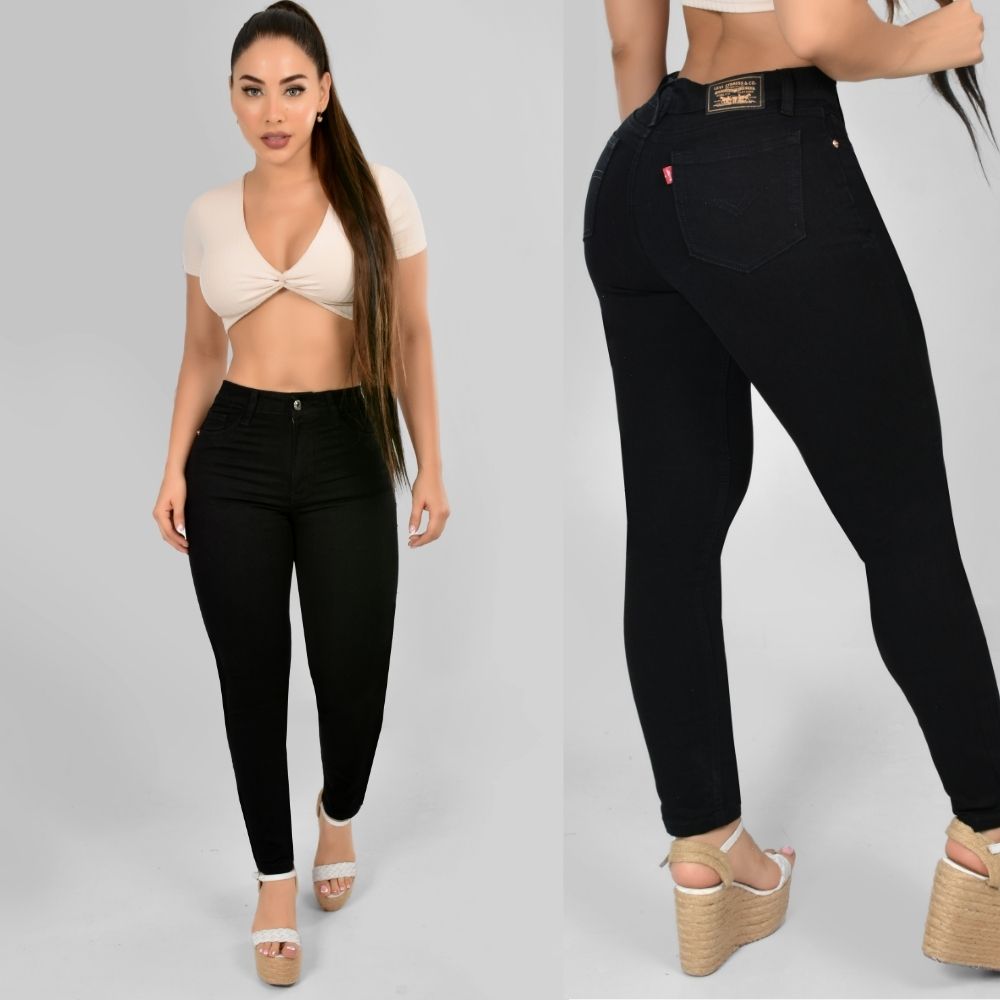 Pantalón Skinny WorkLine Negro