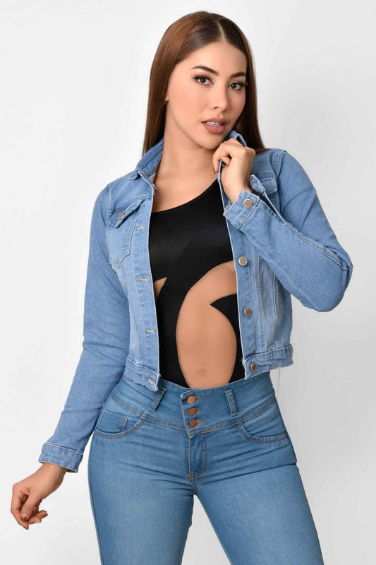 Chaqueta Stretch Clásica Dama M6 Tono Claro