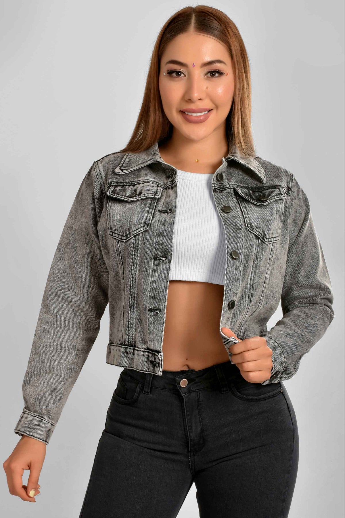 Chaqueta Rígida Clásica M8 Gris