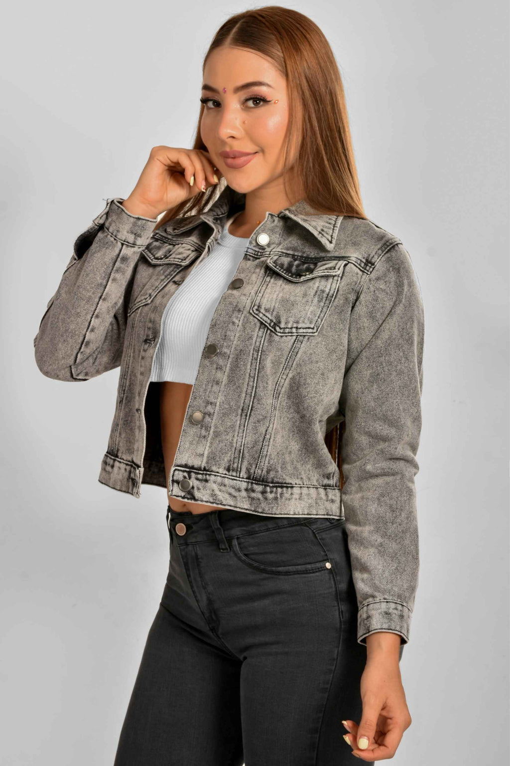 Chaqueta Rígida Clásica M8 Gris