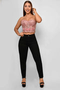 Pantalón Skinny WorkLine Negro