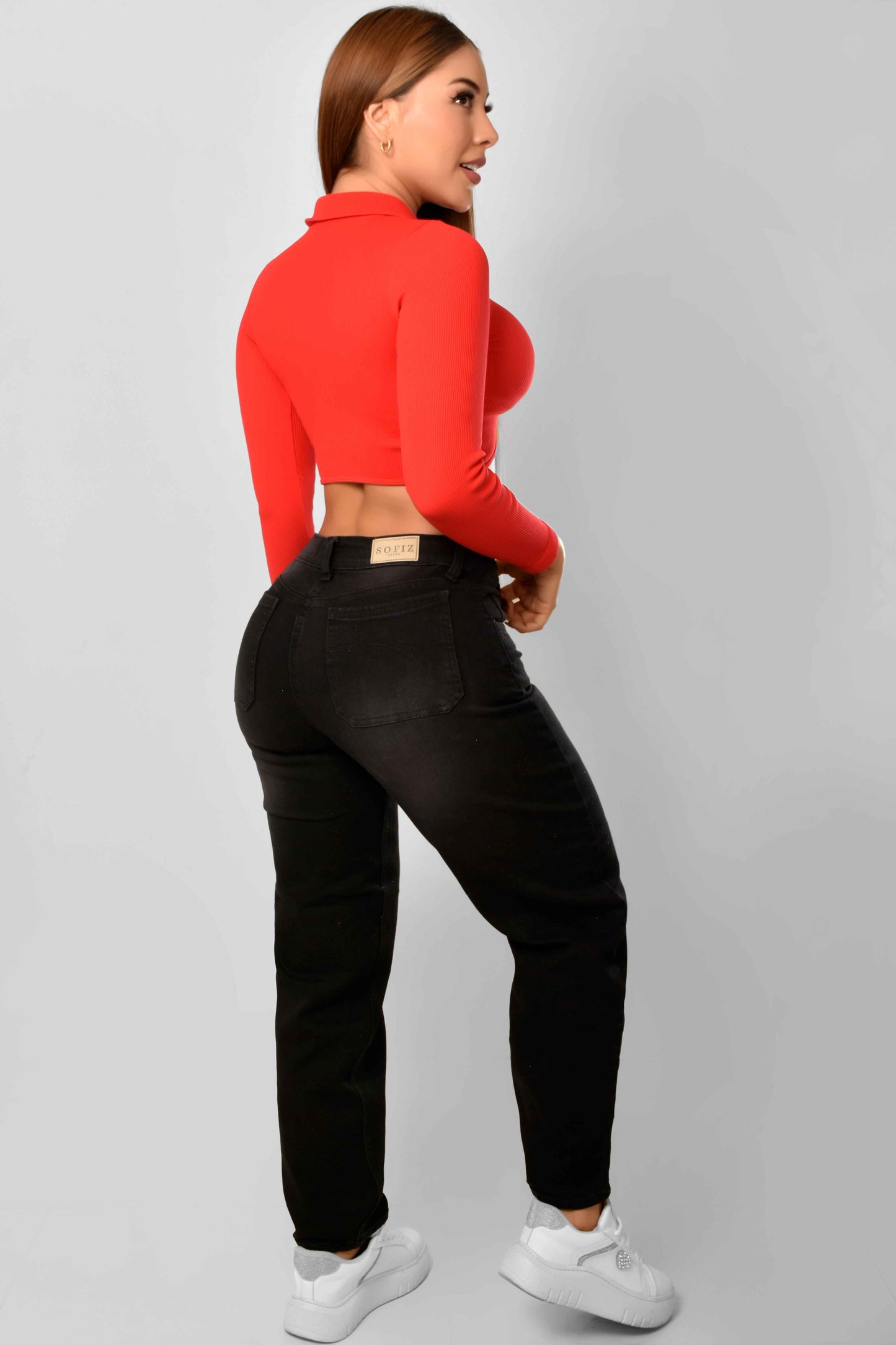 Pantalón Semirrígido Boyfriend Humo