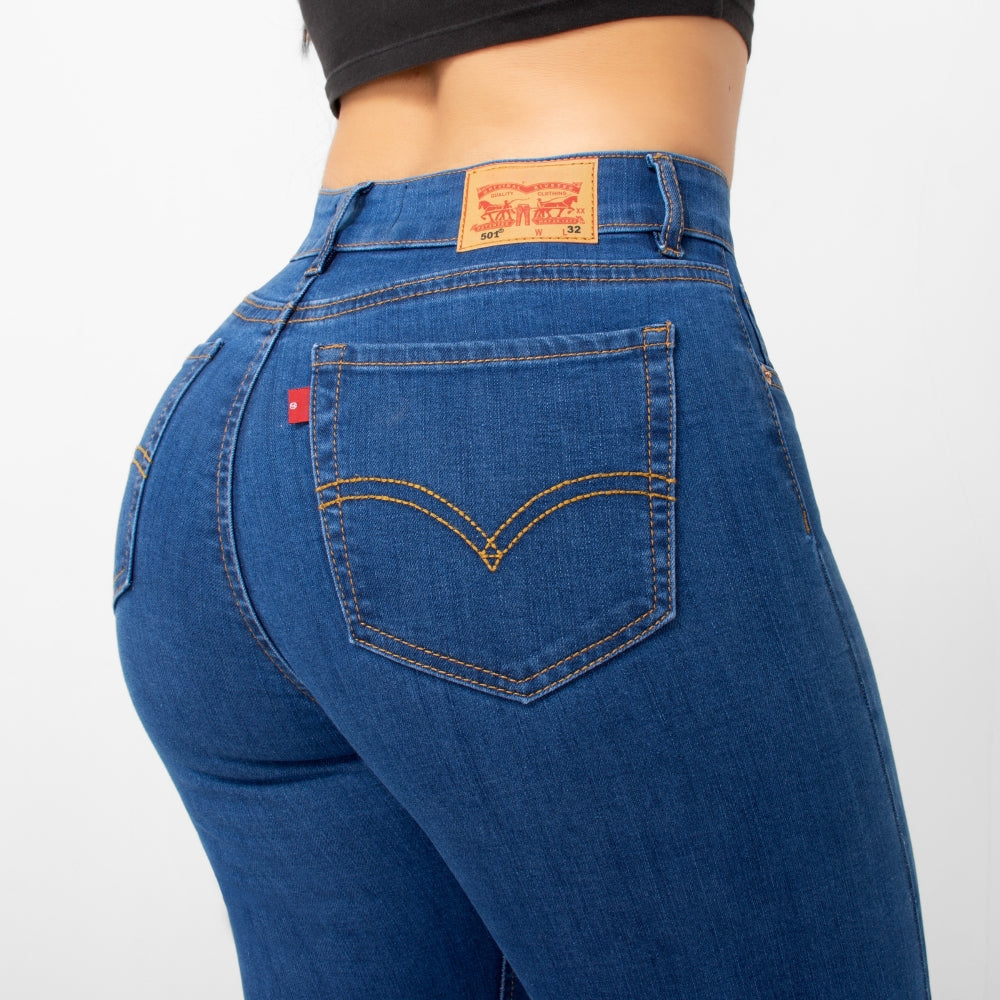 Pantalón Skinny Regular Medio