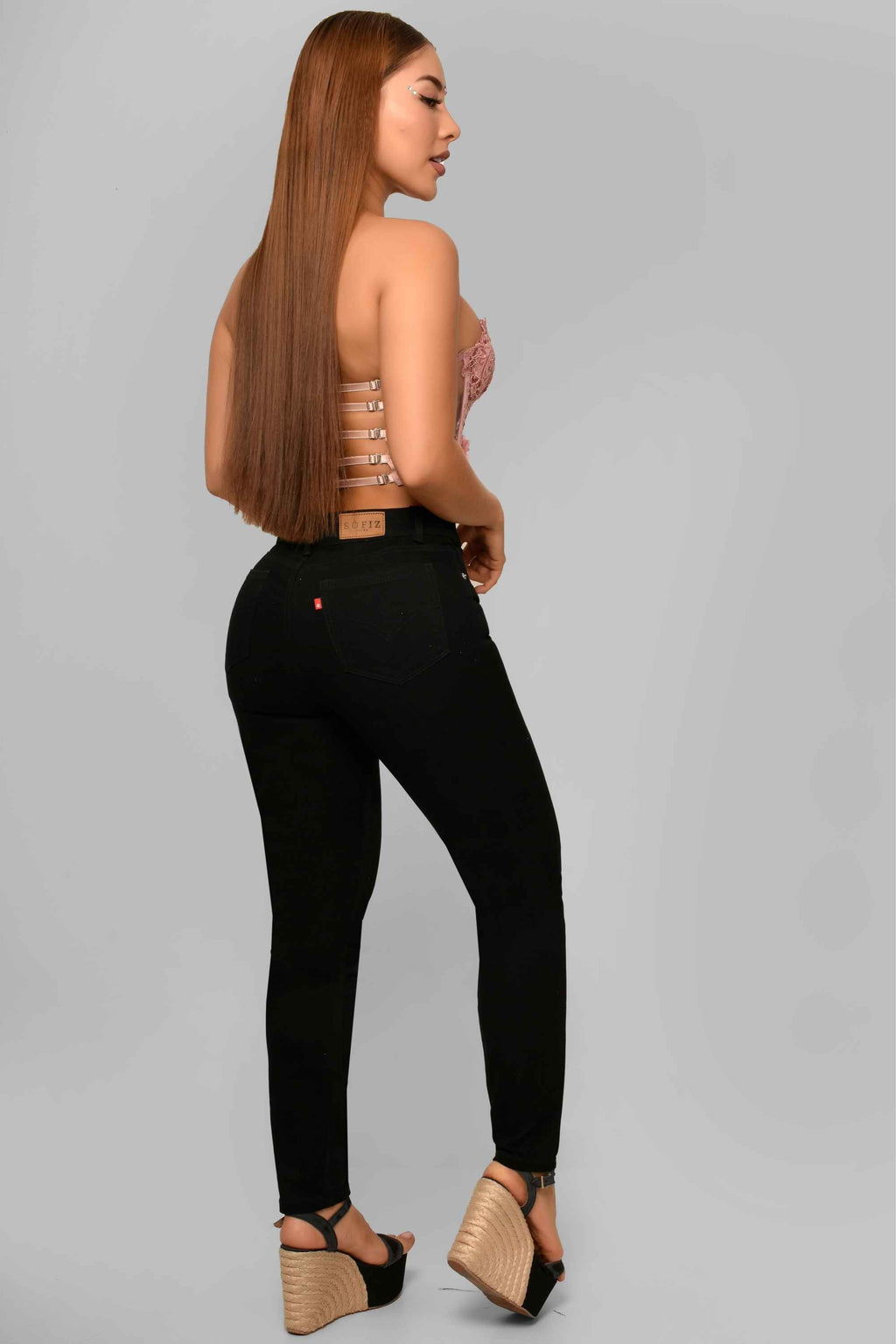 Pantalón Skinny WorkLine Negro