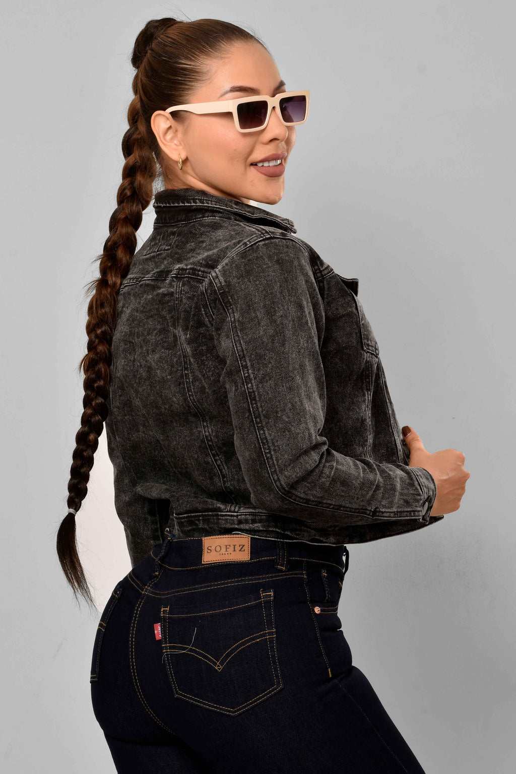 Chaqueta Stretch Clásica Dama M7 Humo