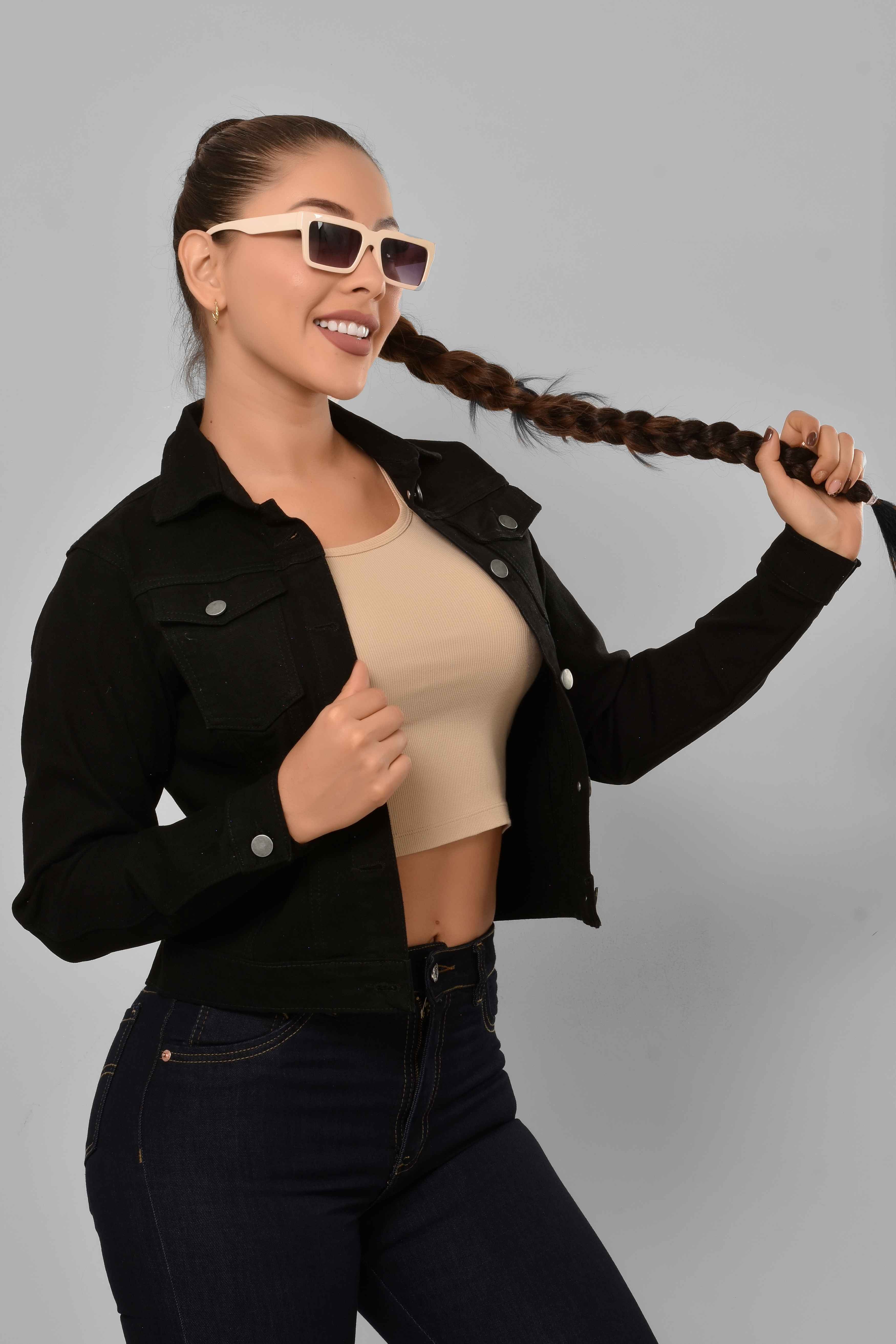 Chaqueta Stretch Clásica Dama M7 Negra