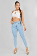 Pantalón Skinny WorkLine Hielo