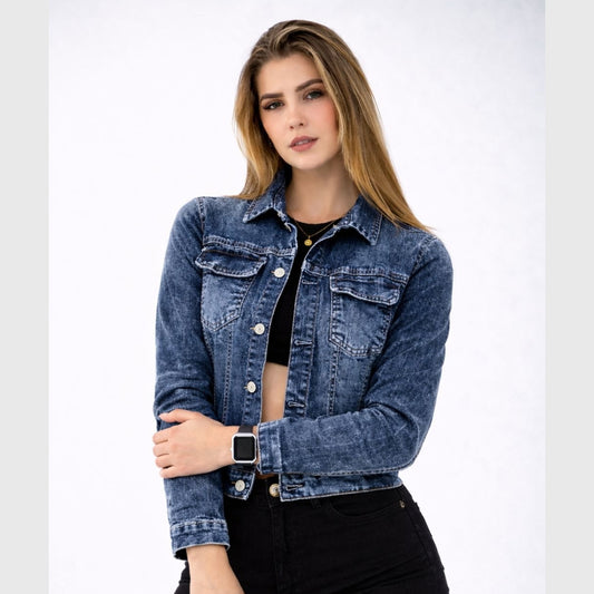 Chaqueta Stretch Clásica Dama M1 Tono Frosteado