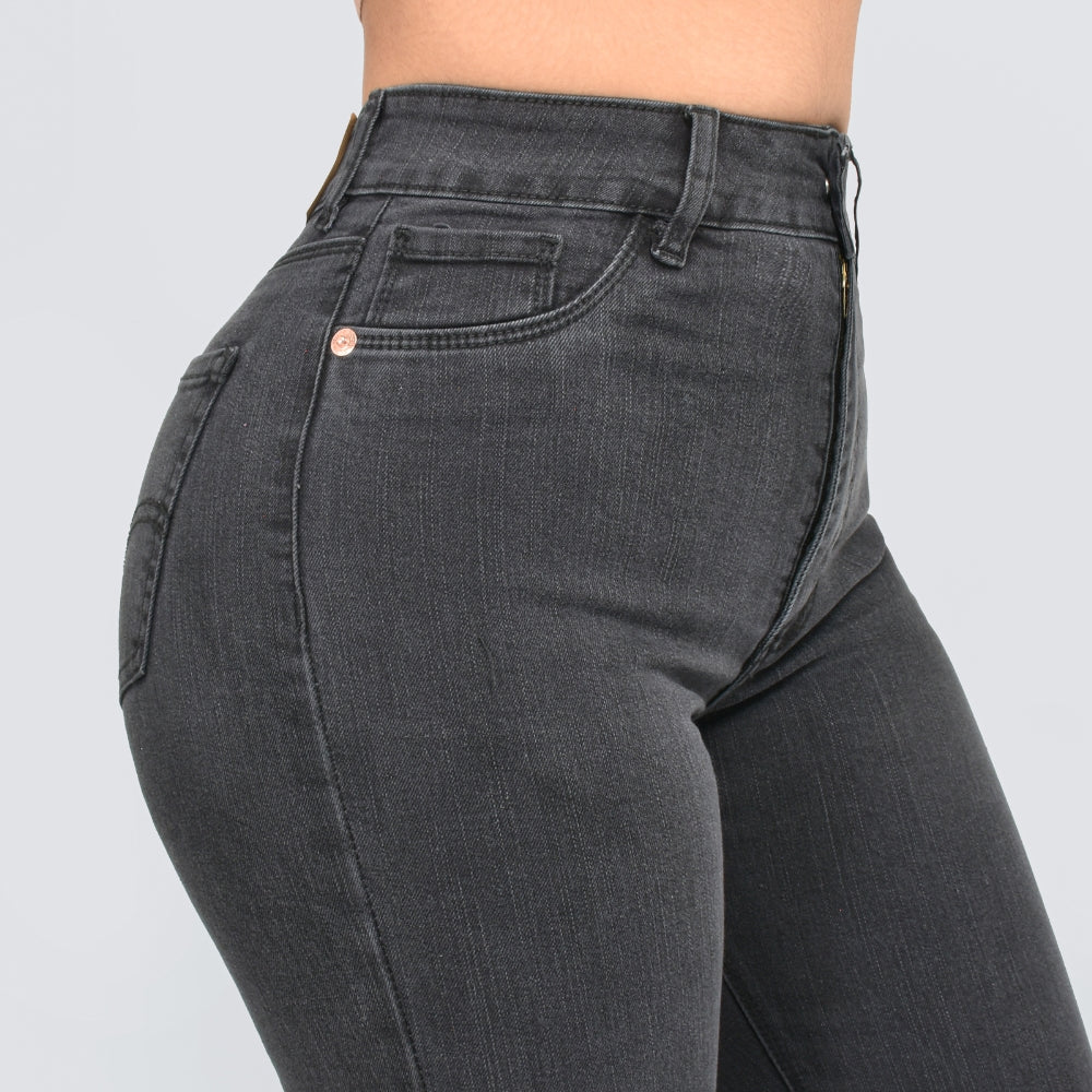 Pantalón Skinny Tipo Importado M1 Humo