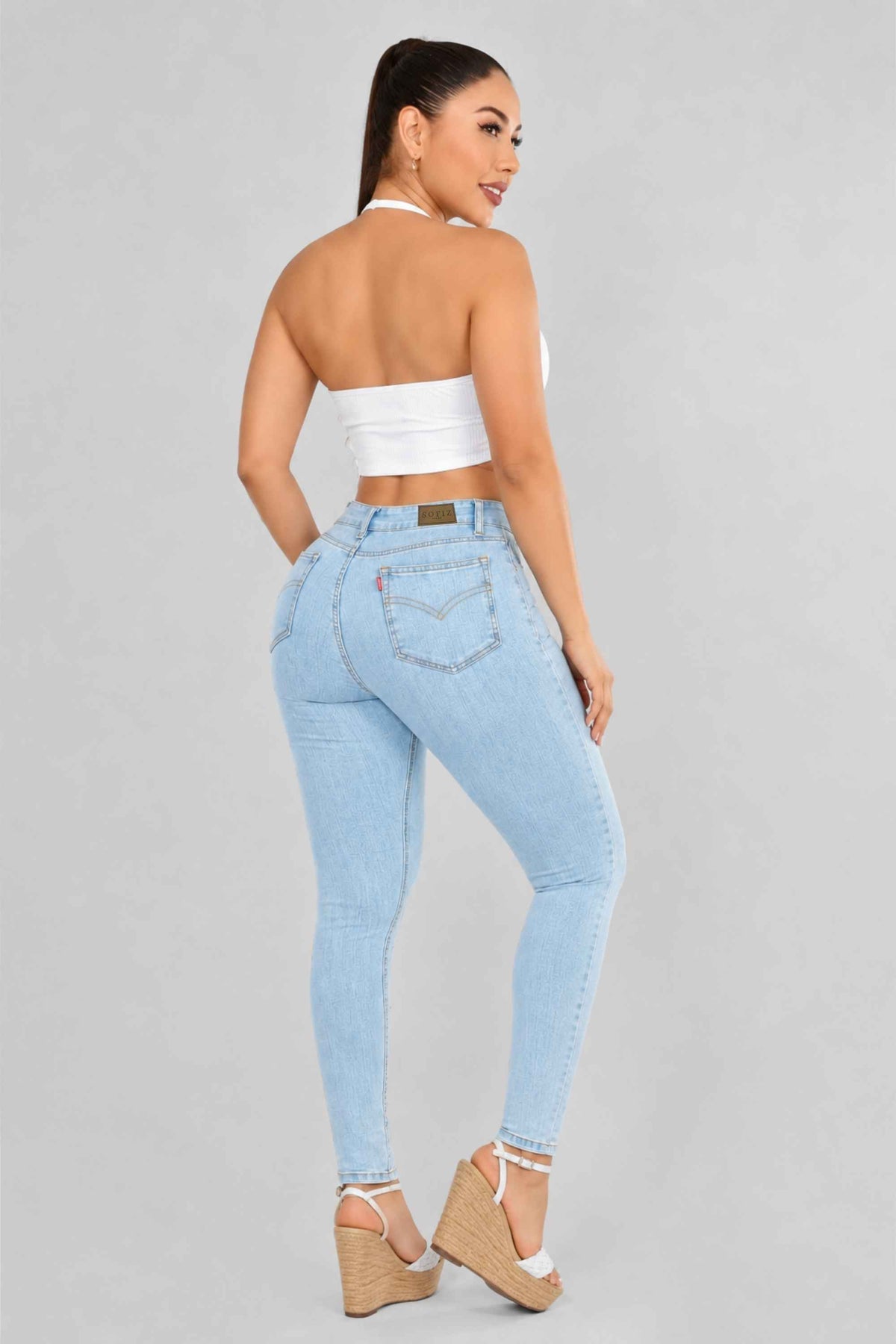 Pantalón Skinny WorkLine Hielo