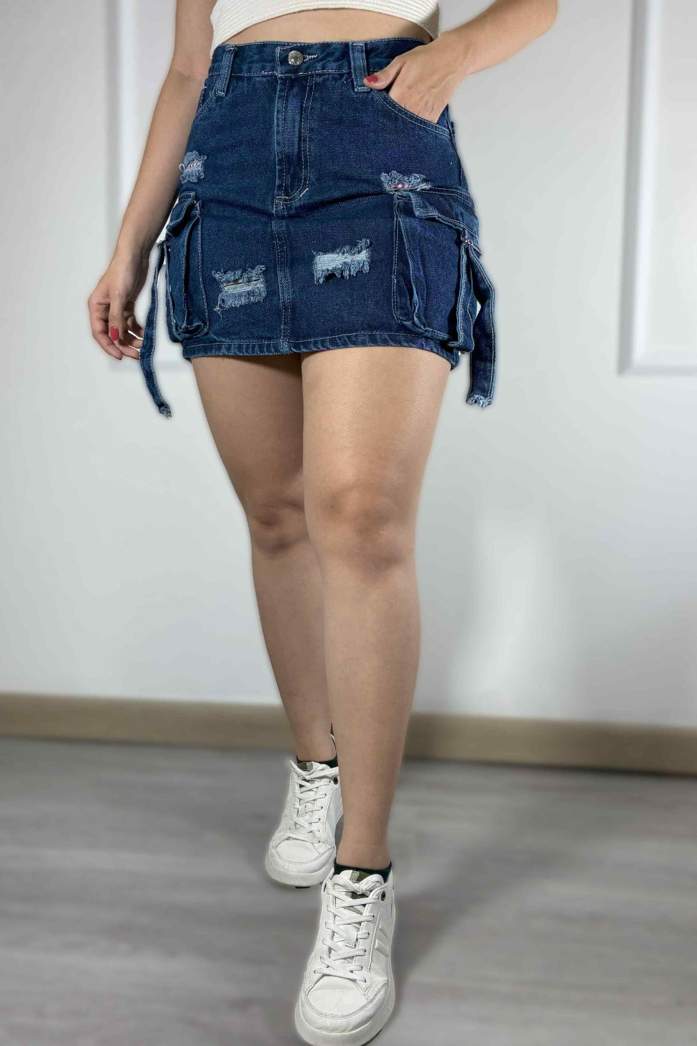 Falda Cargo M1 Oscuro