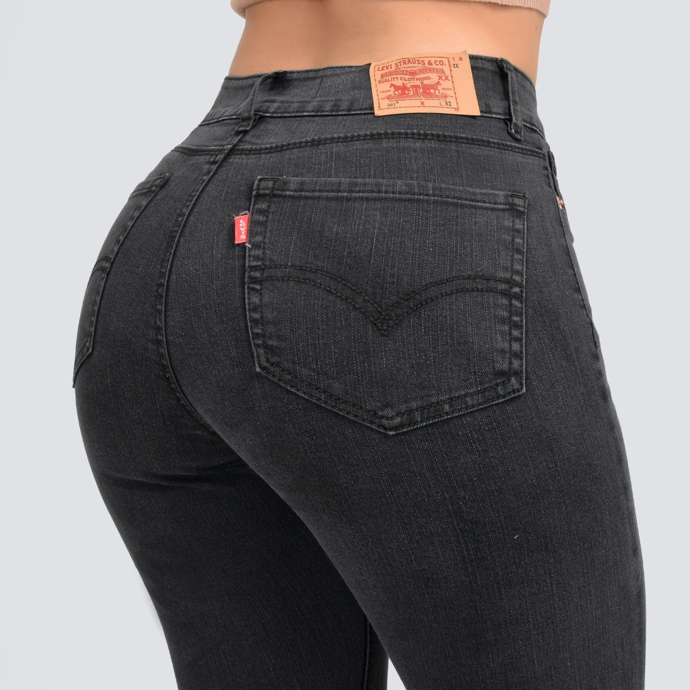 Pantalón Skinny Tipo Importado M1 Humo