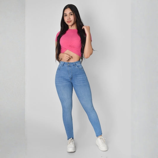 Pantalón Skinny M2 Claro