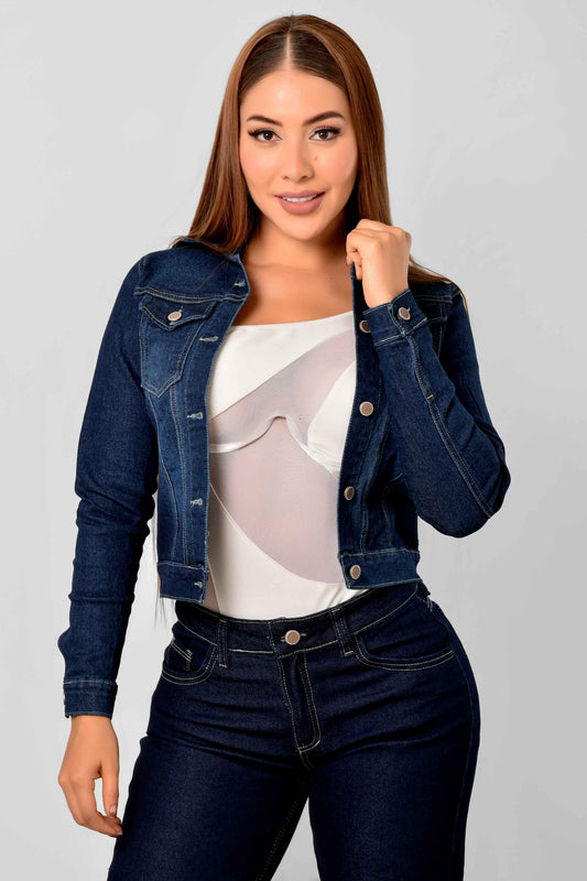 Chaqueta Stretch Clásica Dama M6 Tono Oscuro