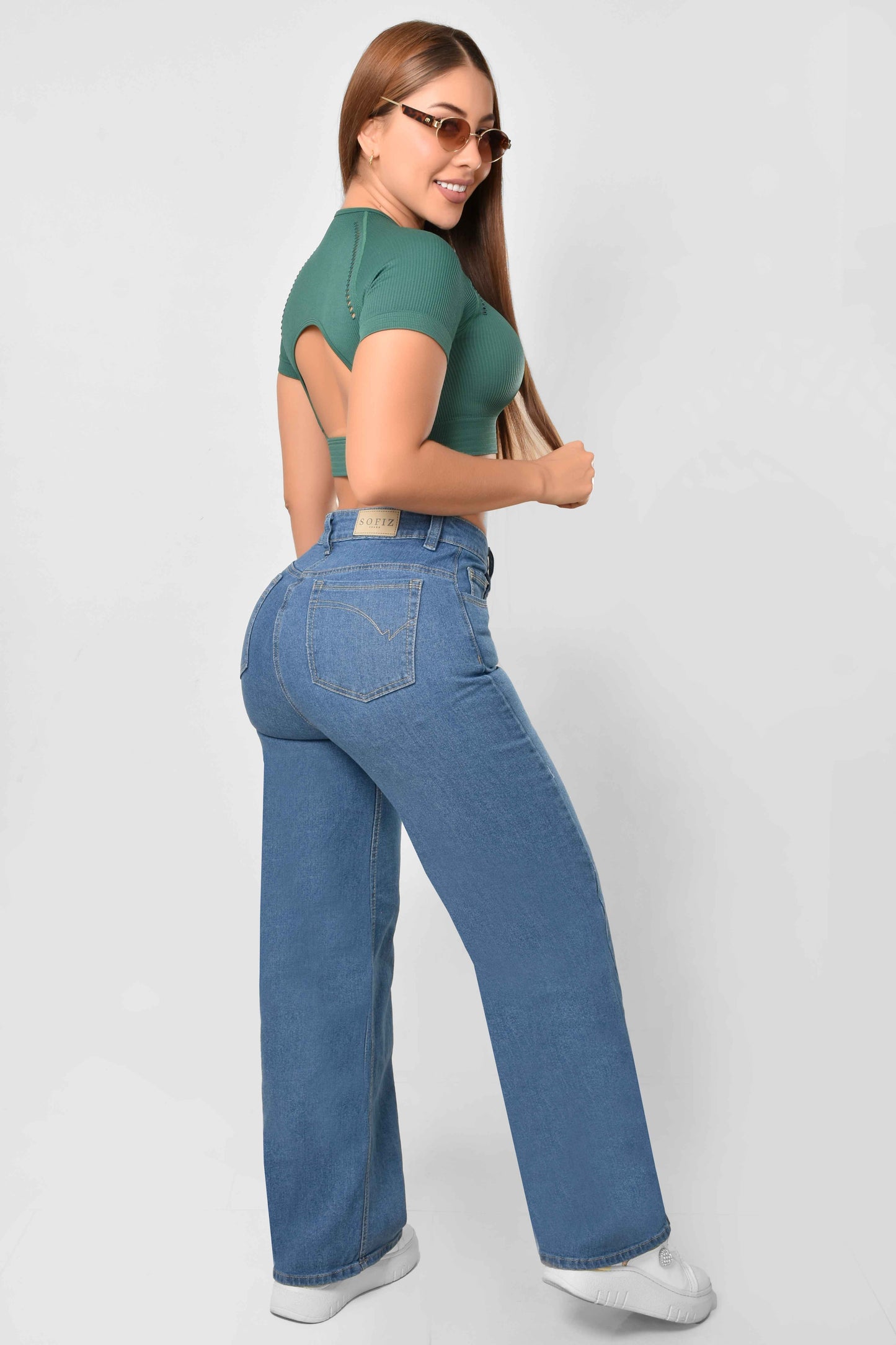 Pantalón Stretch WideLeg Claro