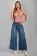 Pantalón Stretch Palazzo M7 Medio