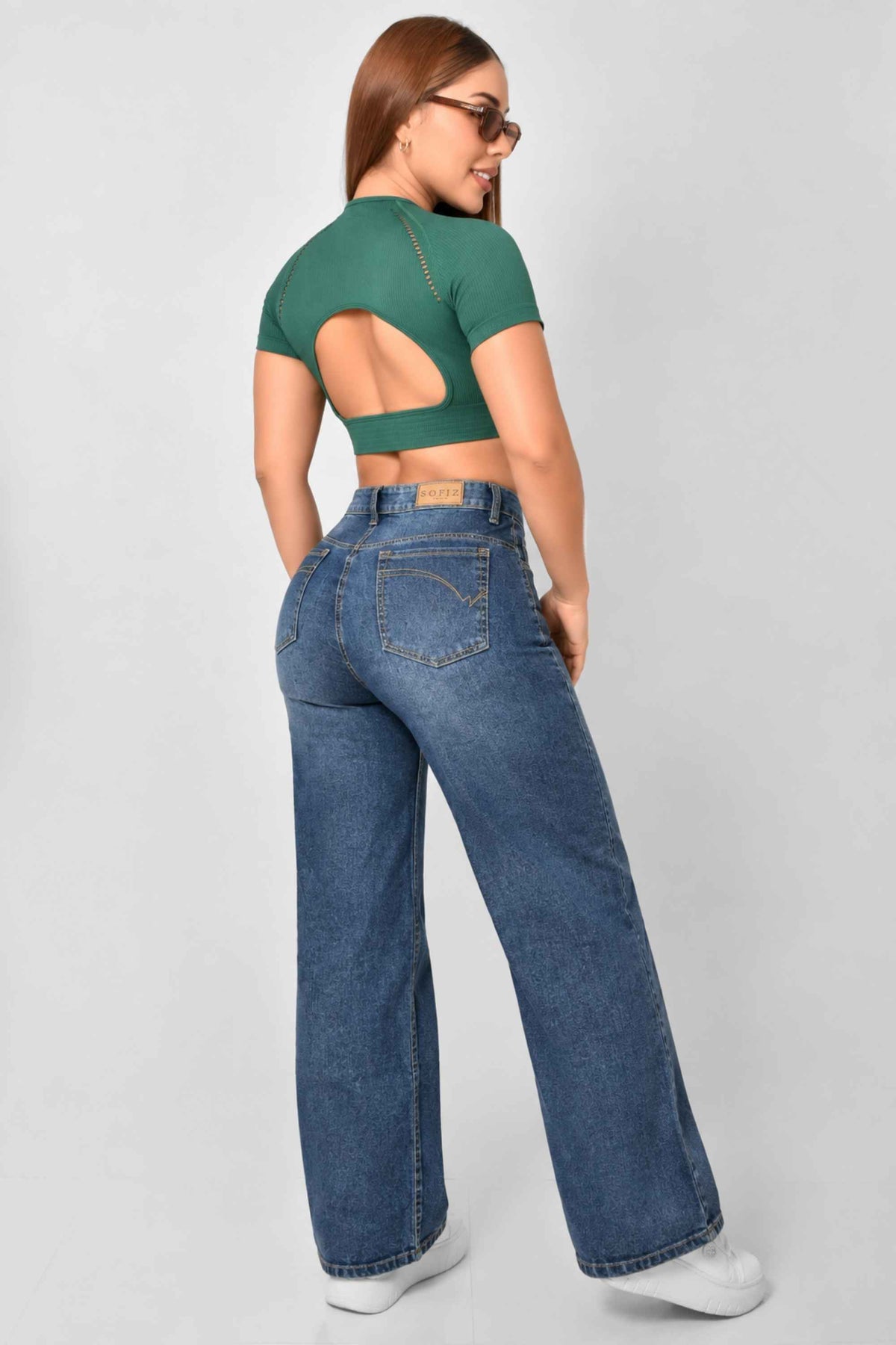 Pantalón Stretch WideLeg Medio Frost M3