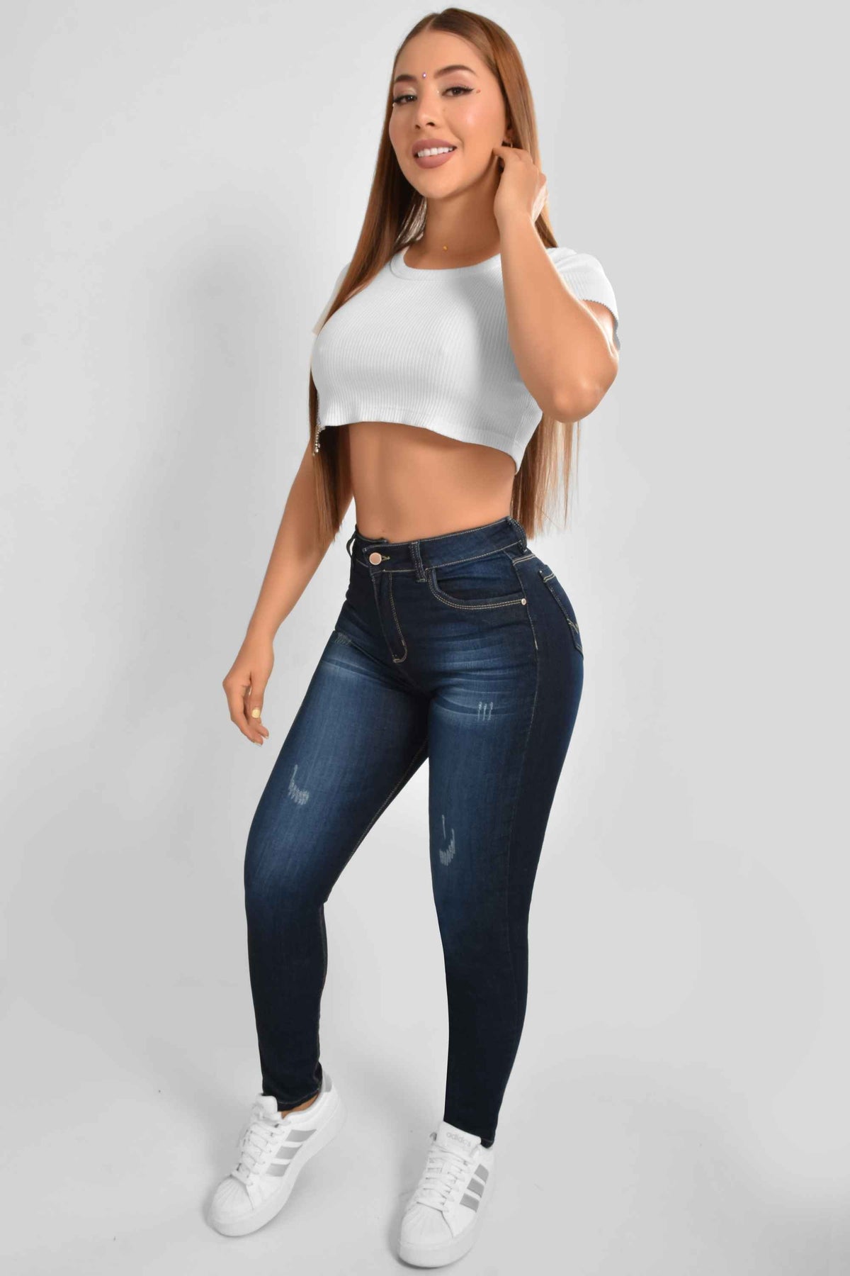 Pantalón Skinny M4 Oscuro