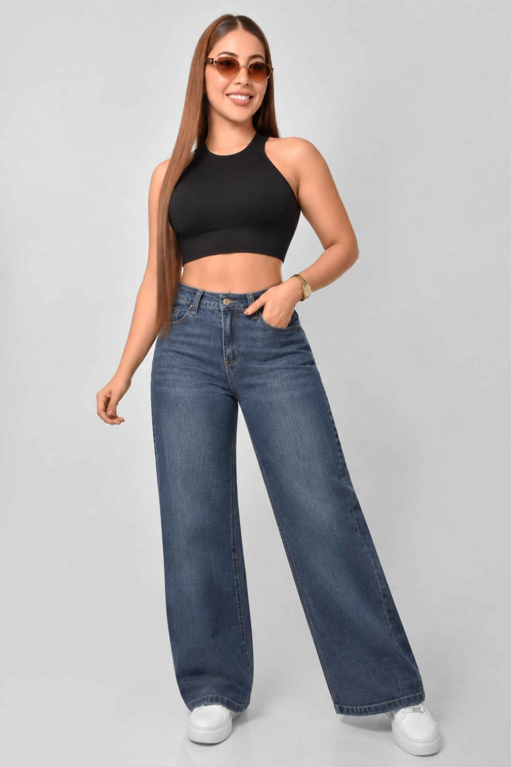 Pantalón Stretch WideLeg Medio M3