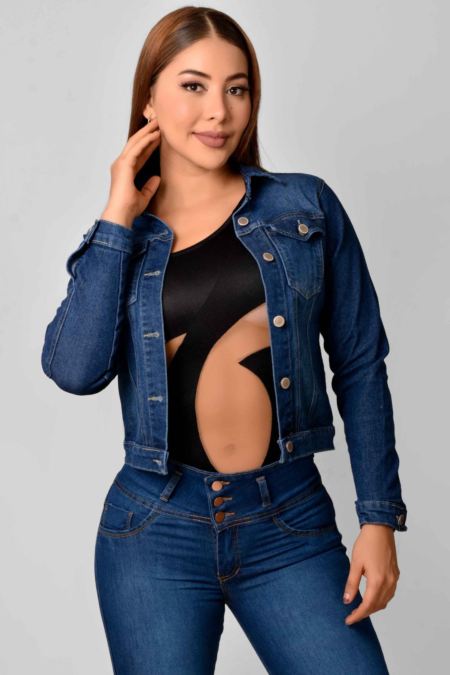 Chaqueta Stretch Clásica Dama M6 Tono Medio