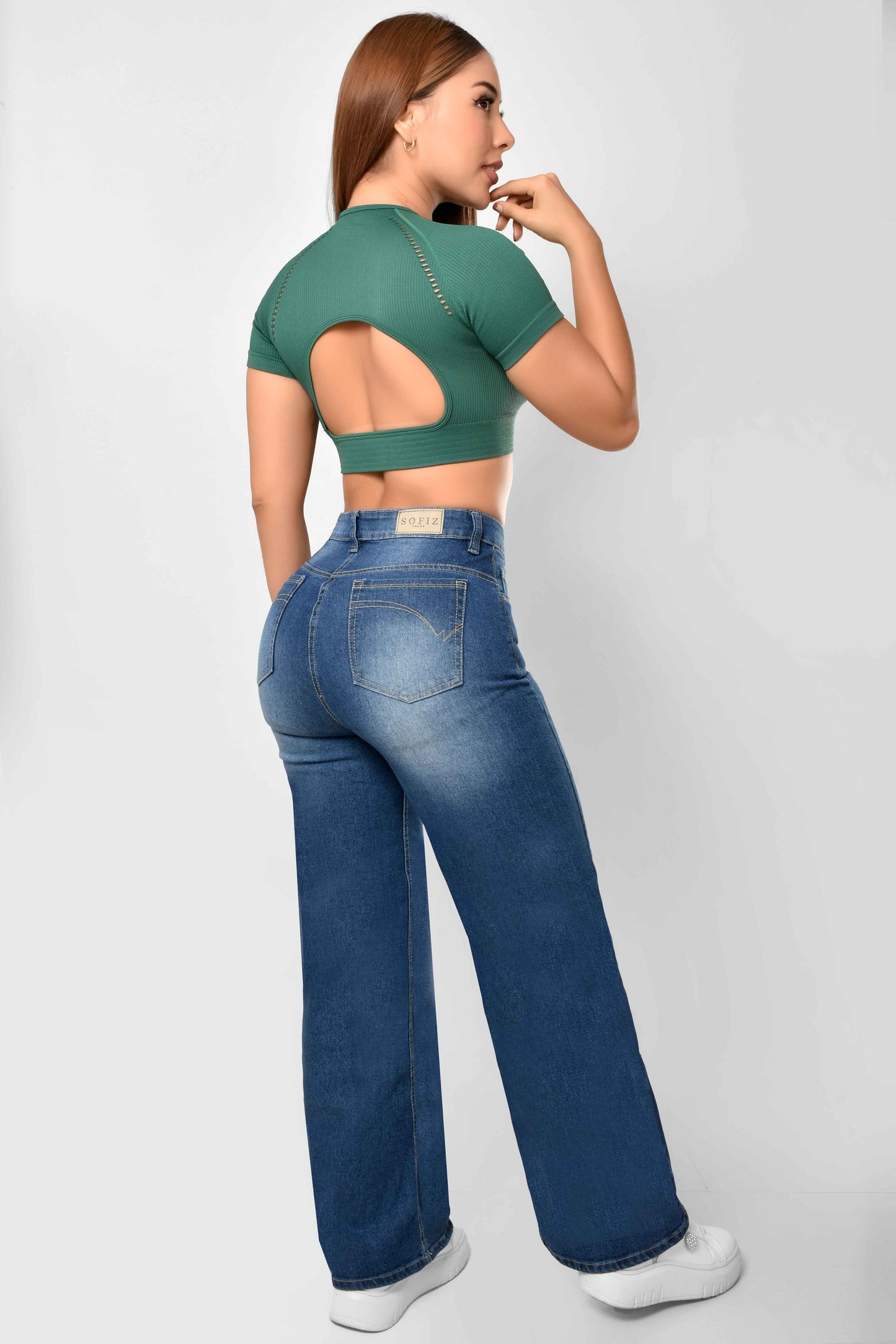 Pantalón Stretch WideLeg Medio