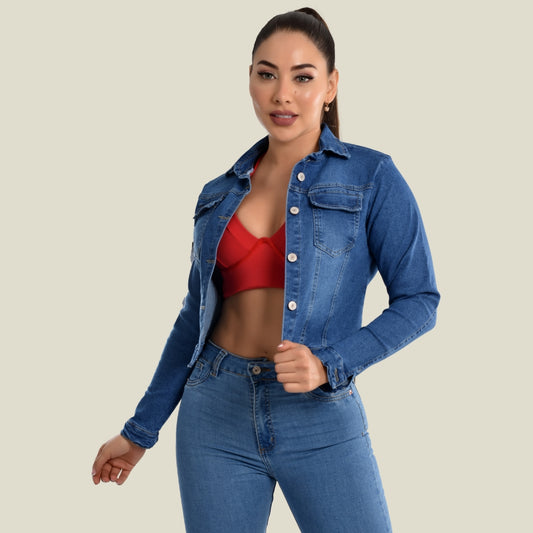 Chaqueta Stretch Clásica Dama M1 Tono Medio