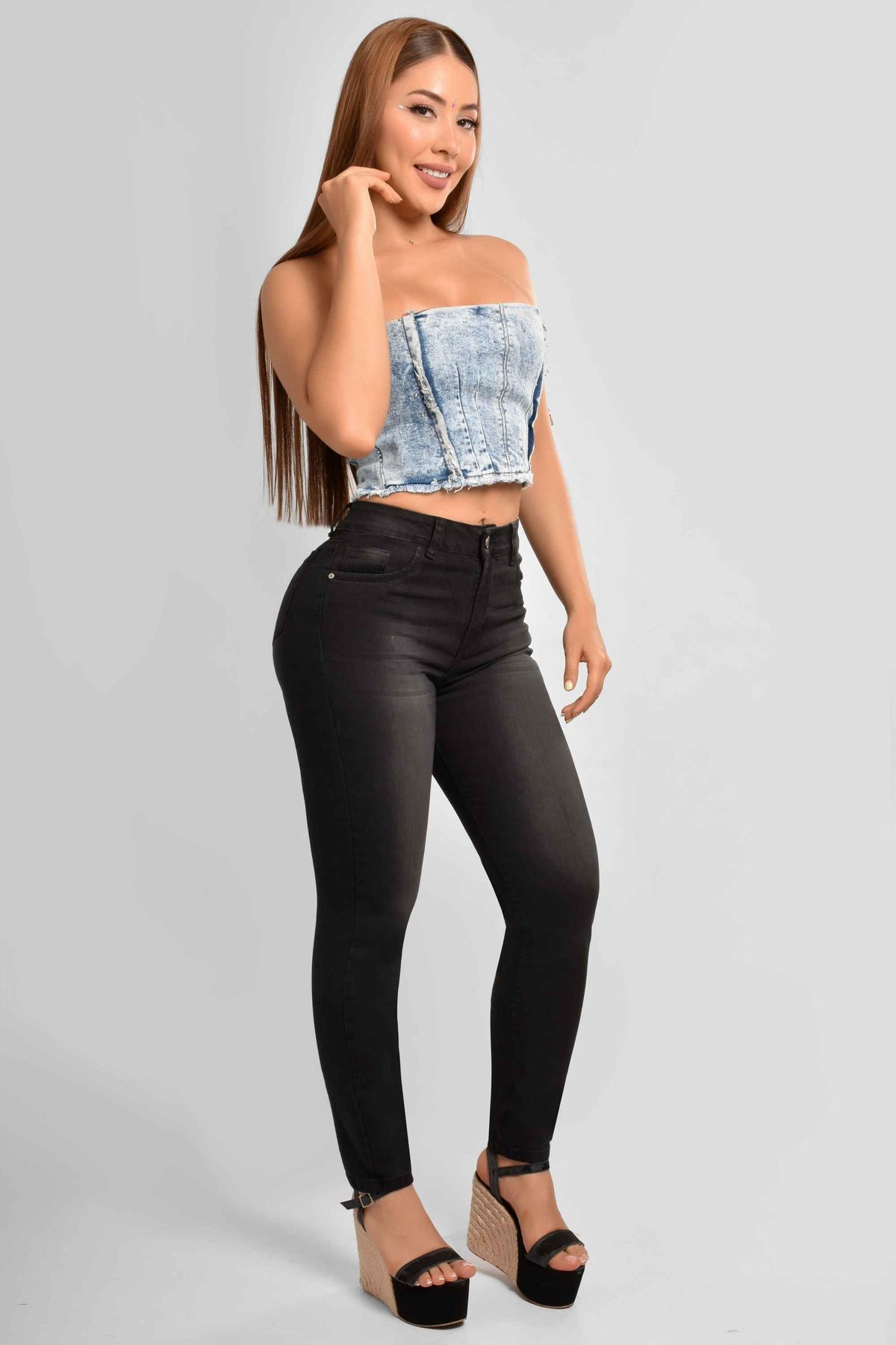 Pantalón Skinny M4 Gris