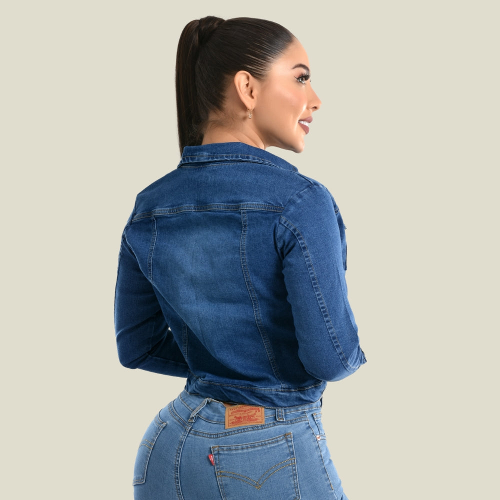 Chaqueta Stretch Clásica Dama M1 Tono Medio