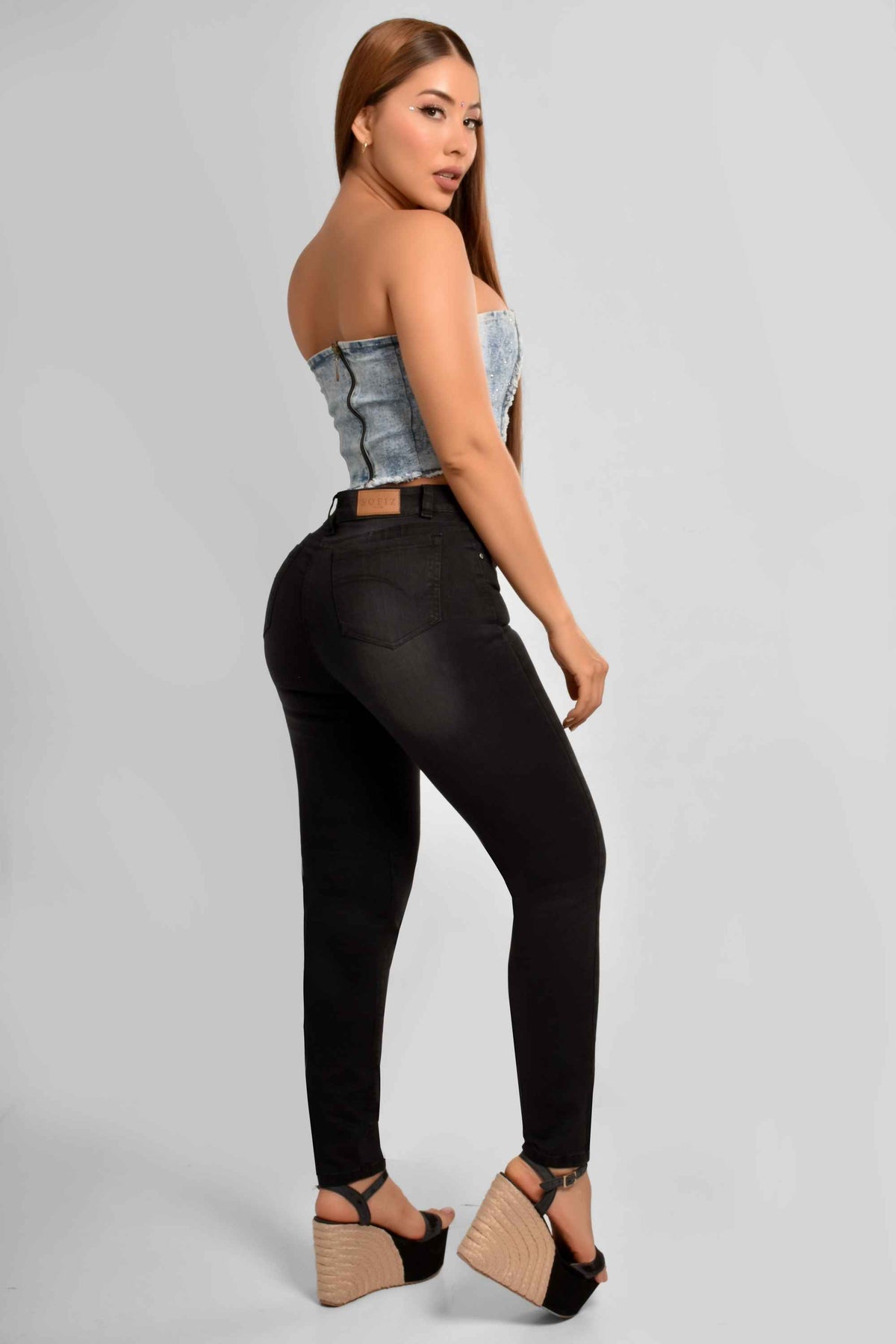 Pantalón Skinny M4 Gris
