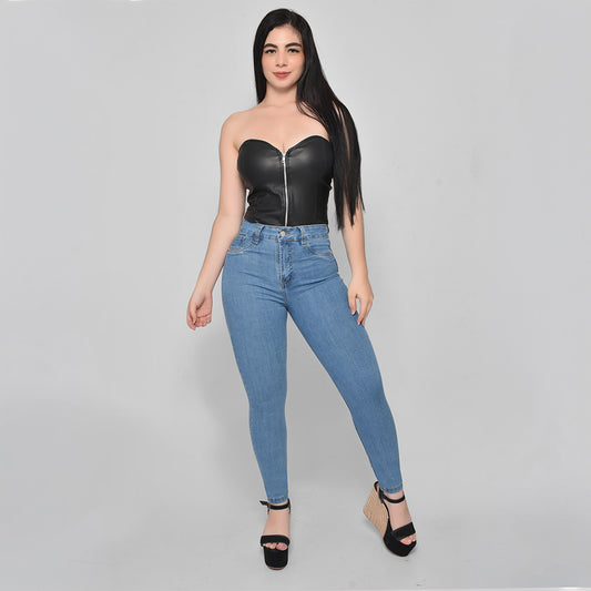 Pantalón Skinny WorkLine Claro