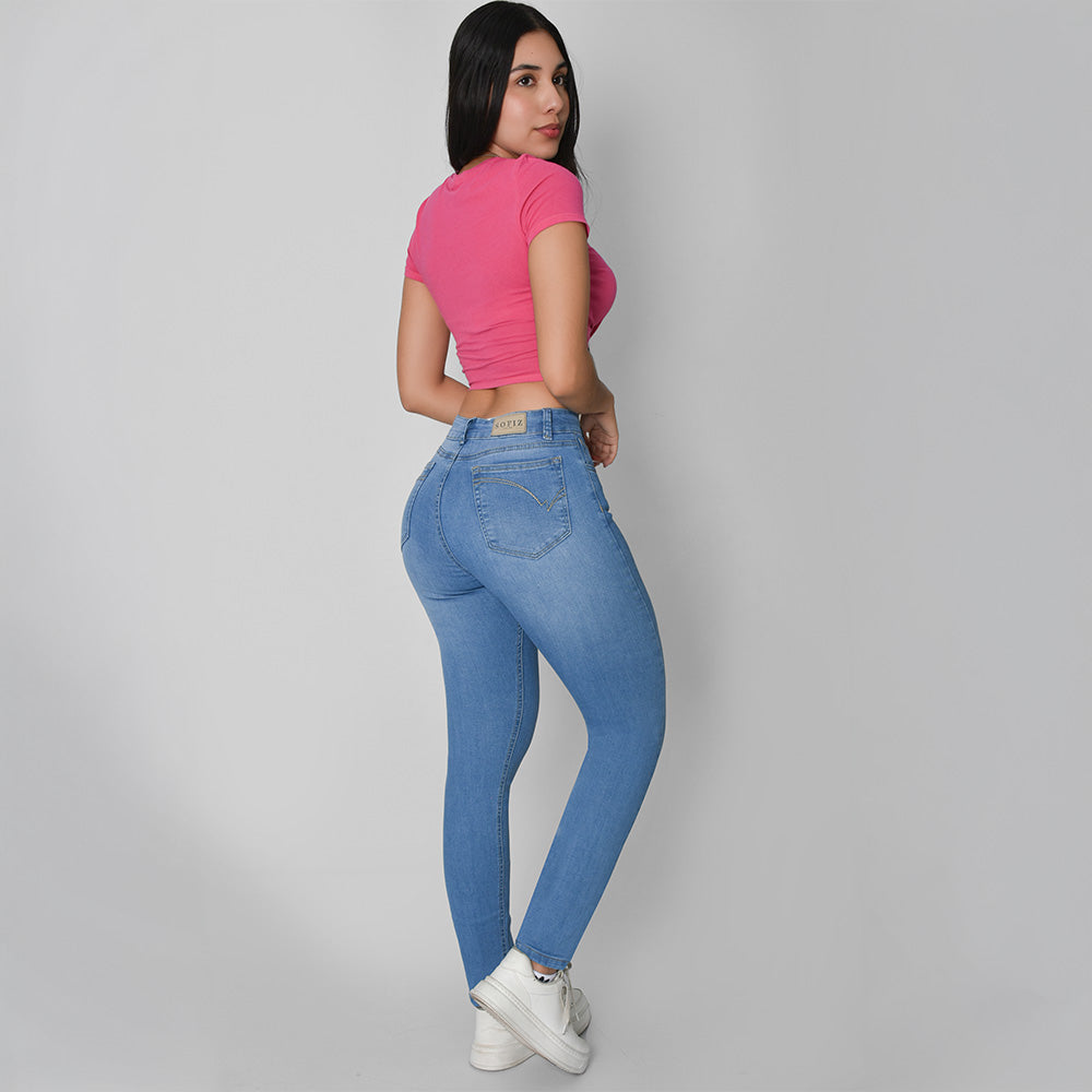 Pantalón Skinny M2 Claro