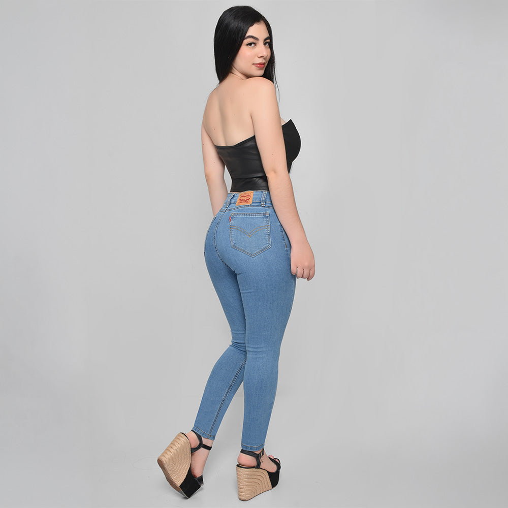 Pantalón Skinny WorkLine Claro