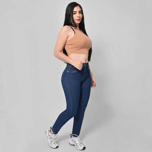 Pantalón Skinny WorkLine Oscuro