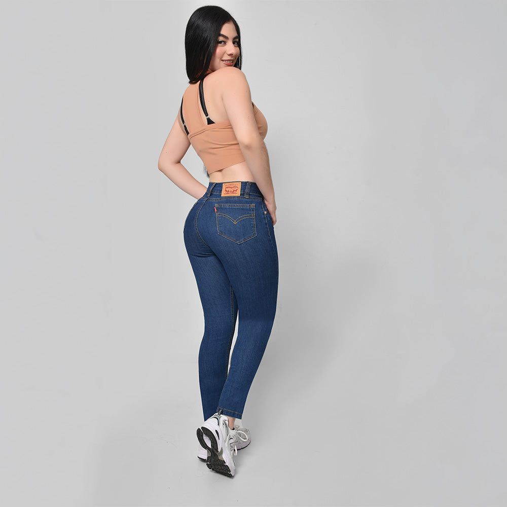 Pantalón Skinny WorkLine Oscuro